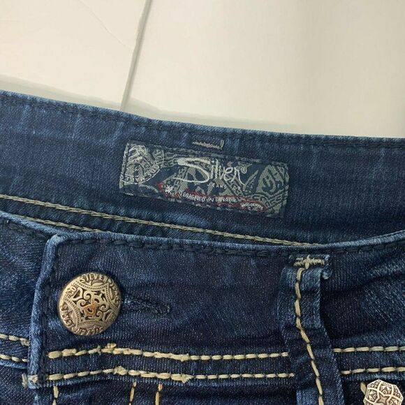Silver Jeans Denim Suki Capri 30 - Picture 5 of 8
